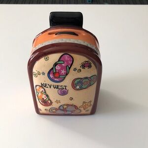🐰 Key West Suitcase Coin Bank